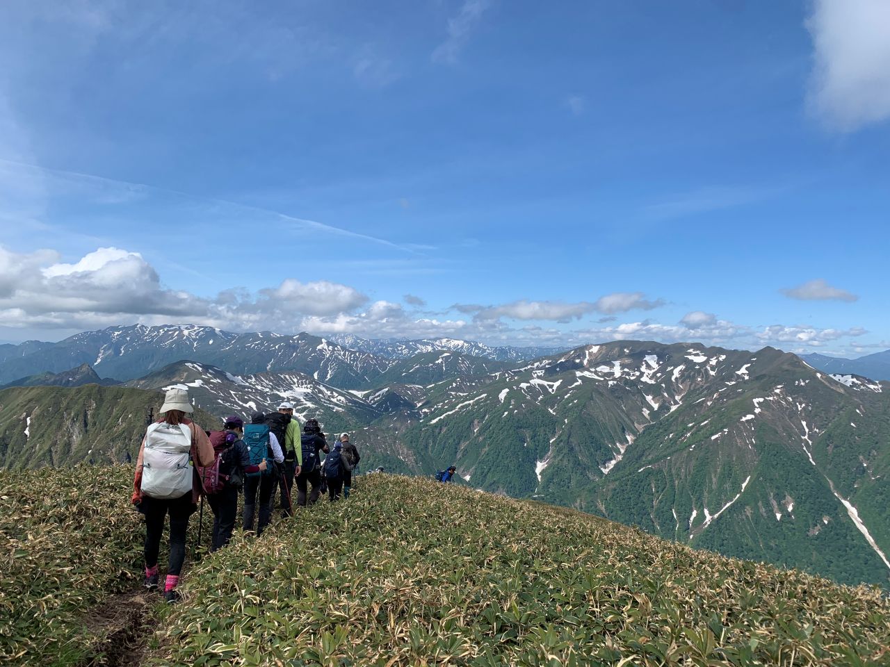 『日本の山』谷川岳馬蹄形縦走 2日間