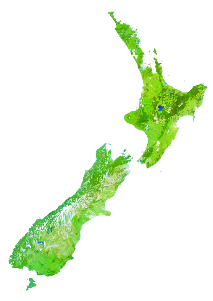 ニュージーランド地図