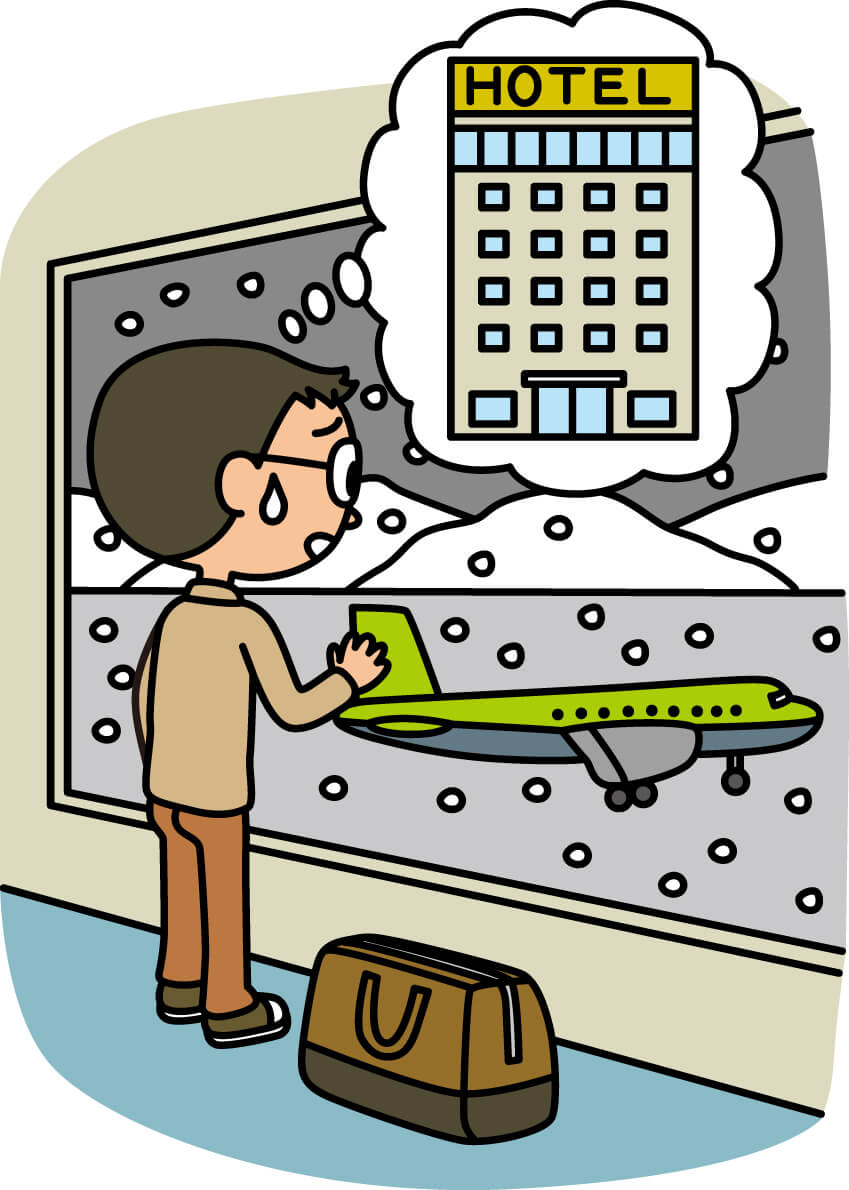 航空機欠航・着陸地変更費用